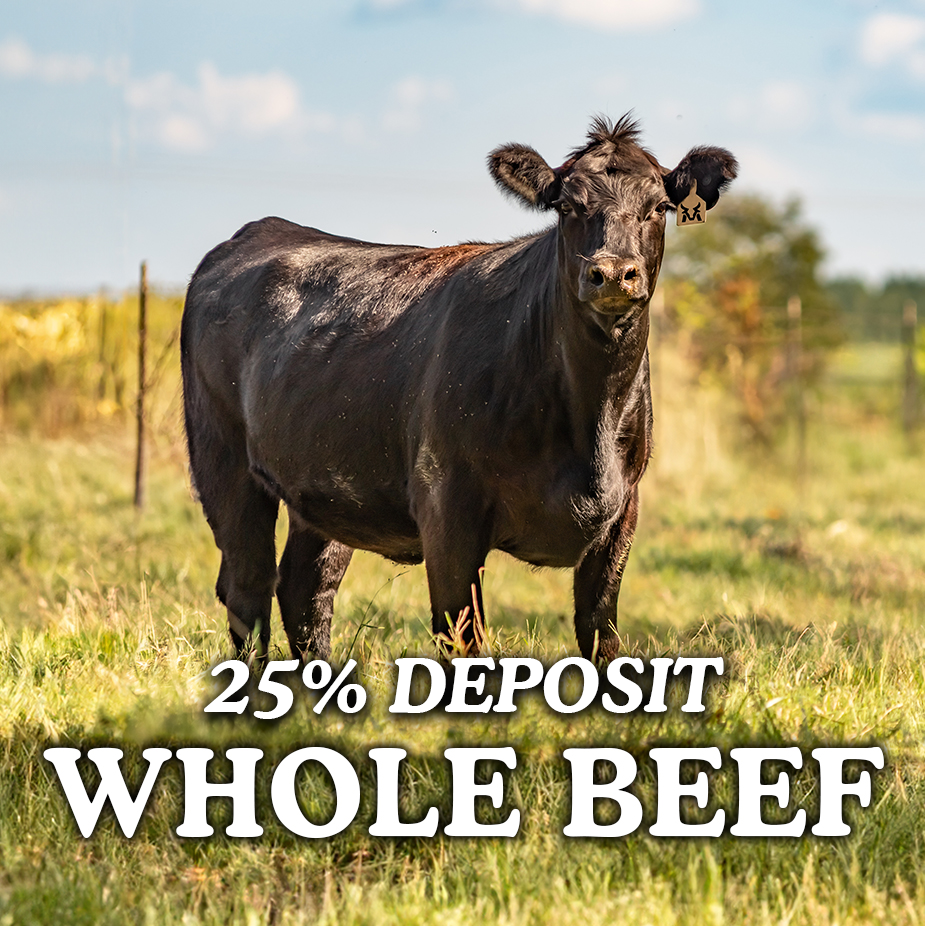 The Whole Beef 25% Deposit + FREE FREEZER - McBee Meat Company