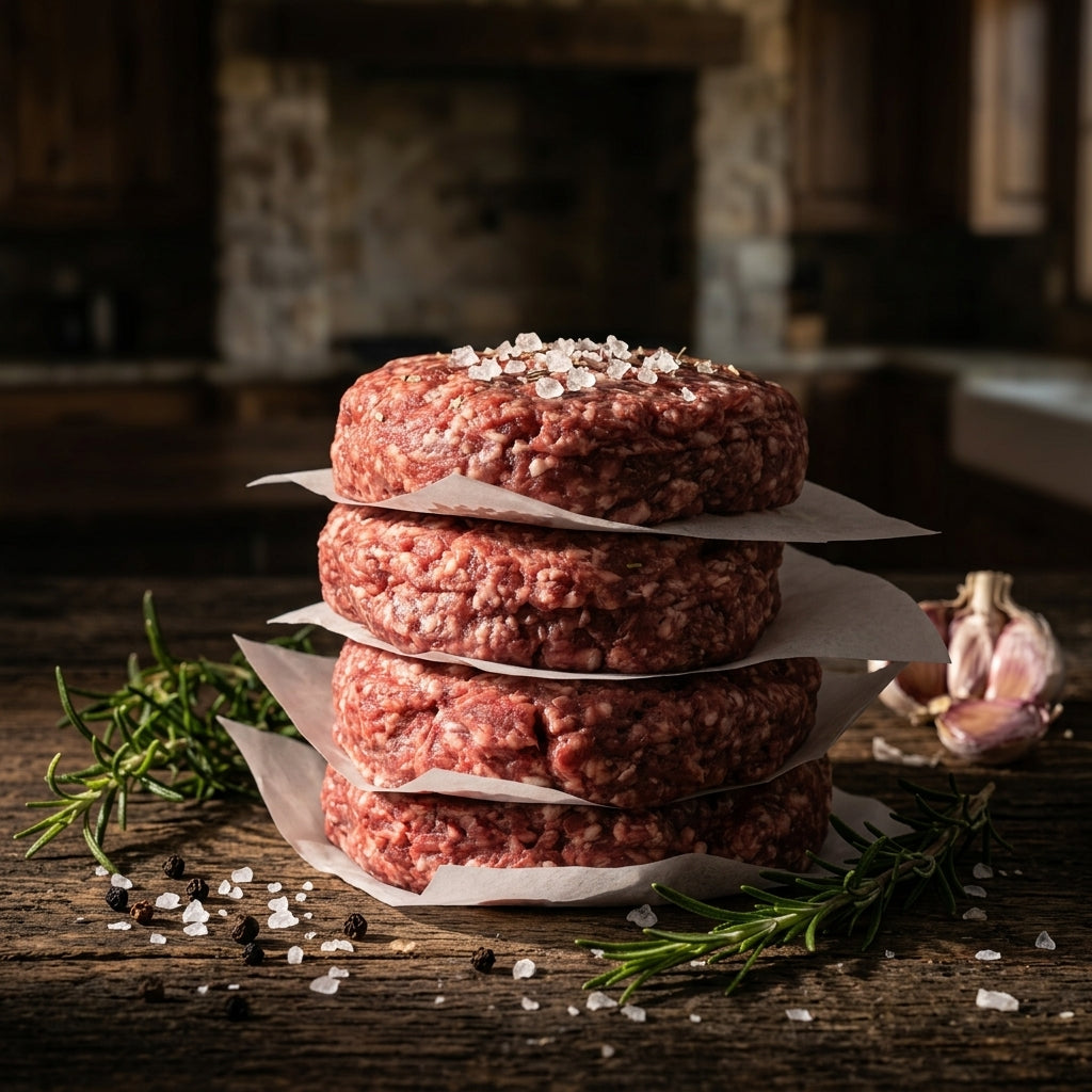 Burger Patties (4 Pack) - McBee Meat Company