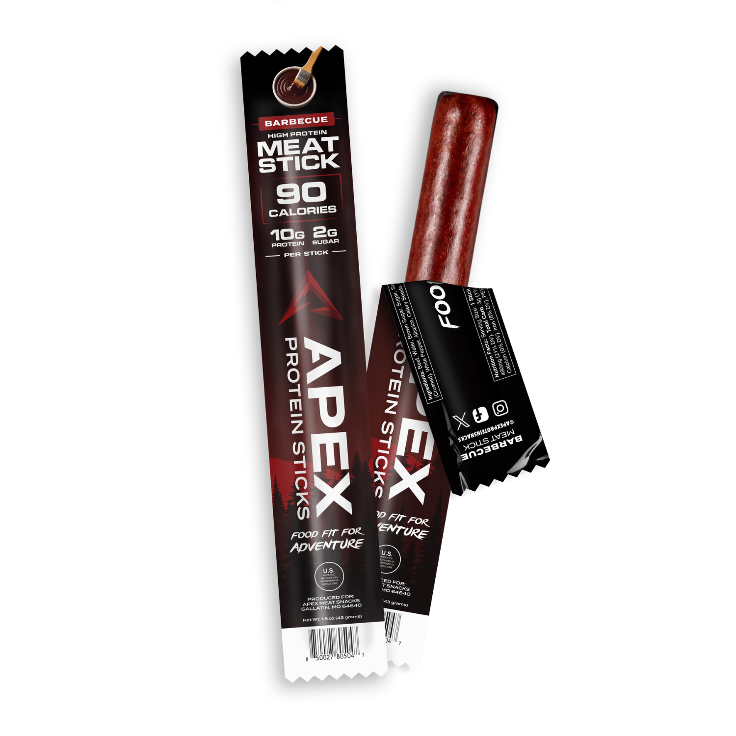 Apex High Protein Meat Stick (Single) - McBee Meat Company