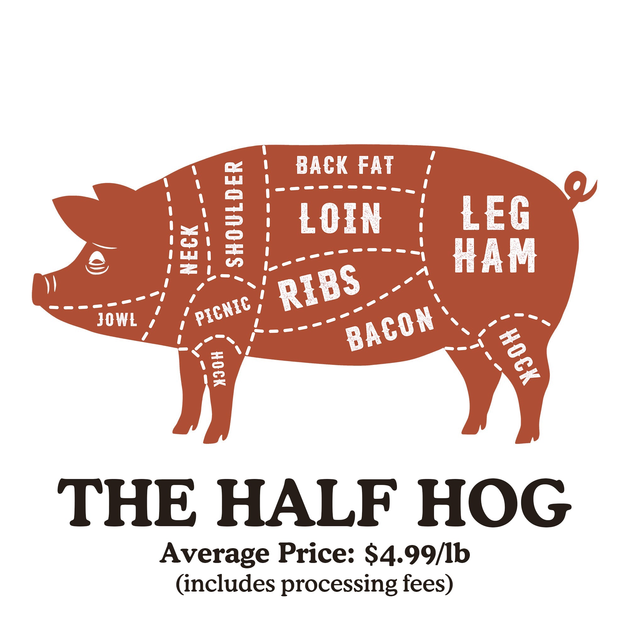 The Half Hog | McBee Meat Company