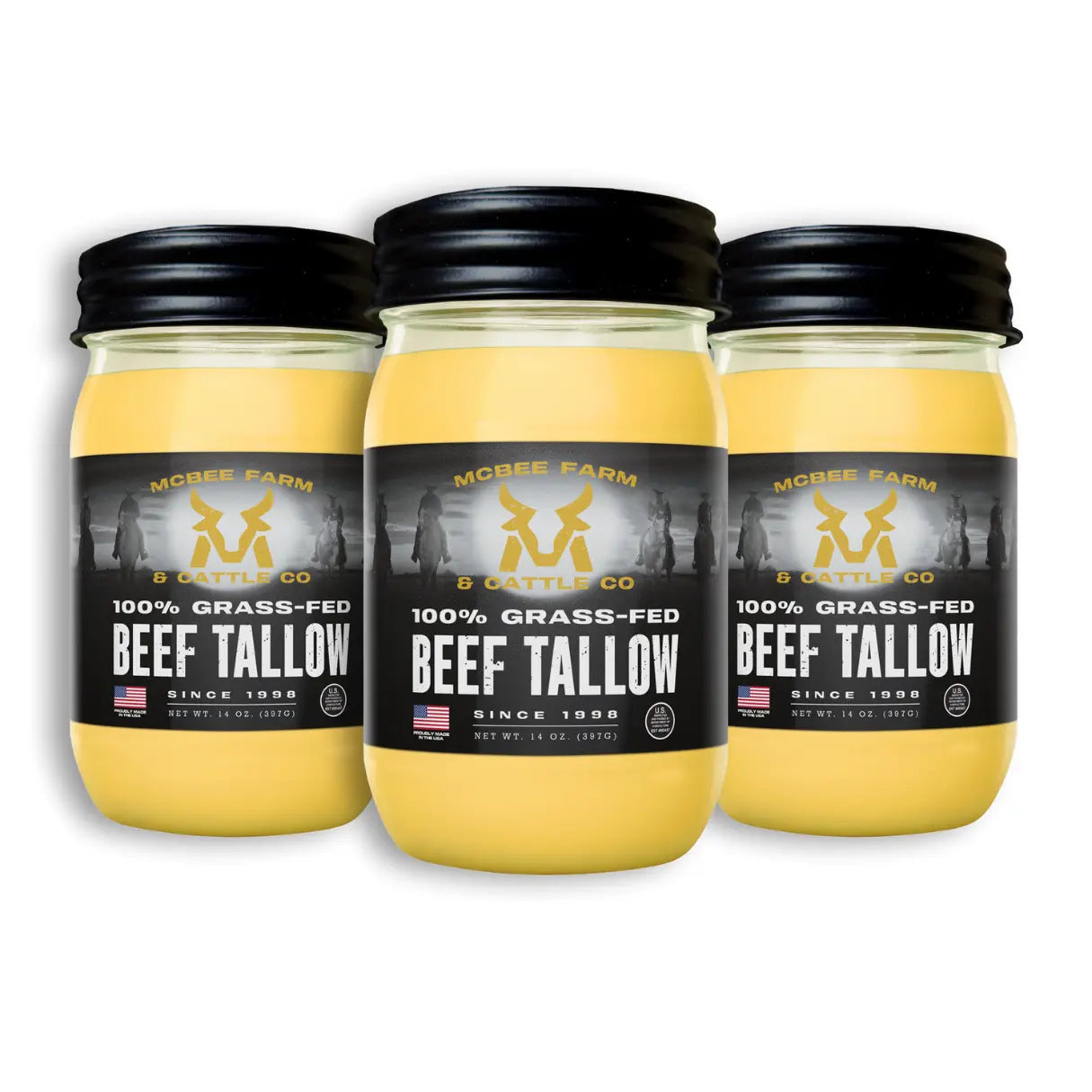 100% Grass-Fed Beef Tallow